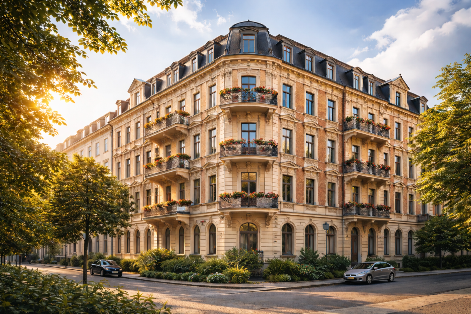 Mehrfamilienhaus – Straßenansicht
